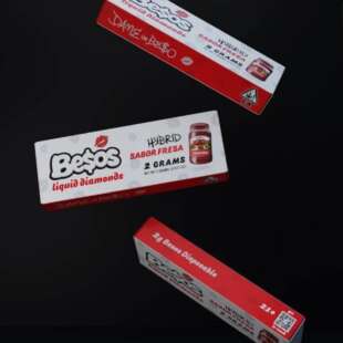 BESOS| SOBAR FRESA |2G LIQUID DIAMOND