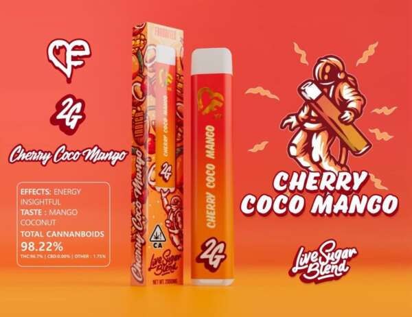 CHERRY COCO MANGO 🥭 LIVE SUGAR BLEND - Favorites Disposable