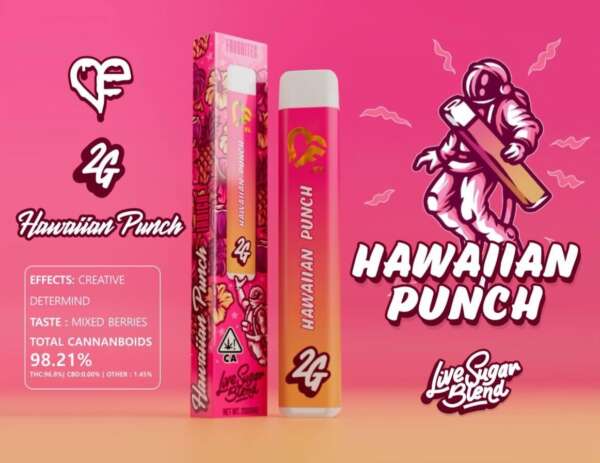 HAWAIIAN PUNCH 🌺 LIVE SUGAR BLEND - Favorites Disposable