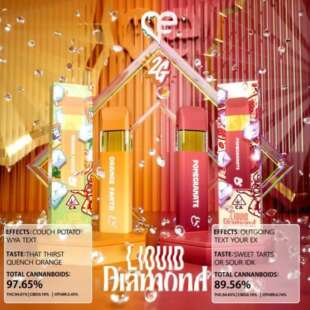 ORANGE FANTA LIQUID DIAMOND & POMEGRANATE LIQUID DIAMOND