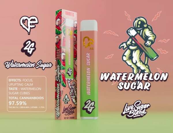 WATERMELON SUGAR 🍉 LIVE SUGAR BLEND - Favorites Disposable